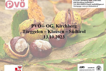 Törggelen - PVÖ - Kirchberg 13.10.23 Klausen Bild 0