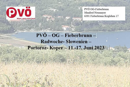 Radwoche Slowenien Fieberbrunn 11.-17.06.23