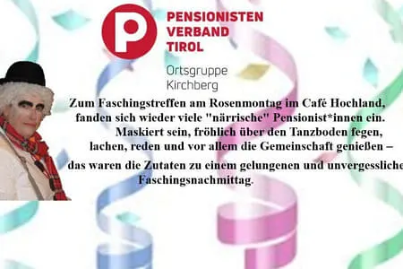 Närrisches Faschingstreiben OG: Kirchberg 4.3.25