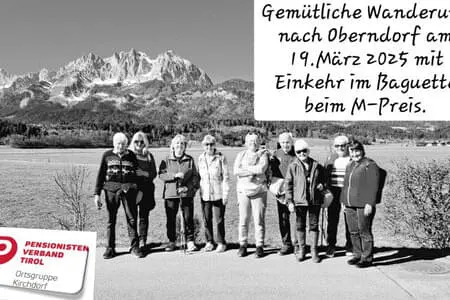 wander Kirchdorf/Erpfendorf Oberndorf 19.3.25