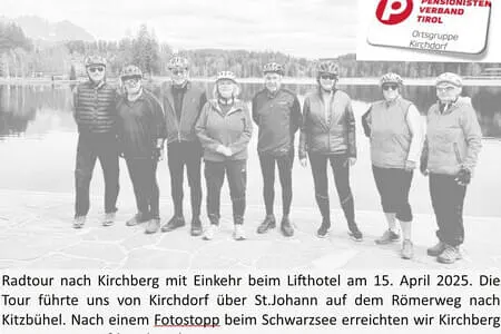 Radtour Kirchdorf-Kirchberg-Retour OG. Kirchdorf 15.4.25