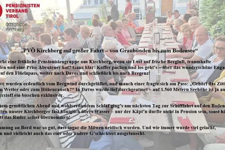 Bregenz Bodenseefahrt PVÖ - OG Kirchberg 11.6.25