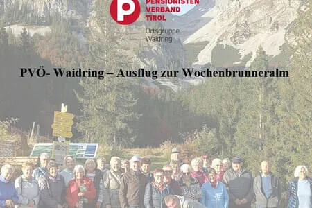 Wochenbrunneralm PVÖ Waidring 21.10.25