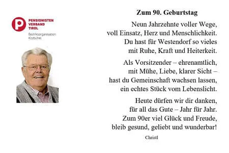 geburtstag Achrainer Sepp