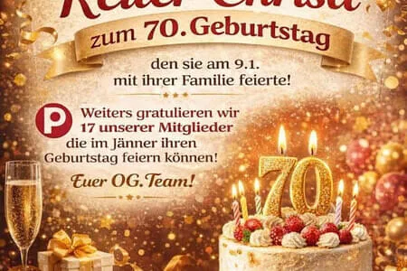 Geburtstag Reiter Christl OG. Waidring 9.1.2025