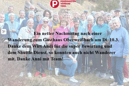 Oberweißbach Wand. Waidring 10.3.25