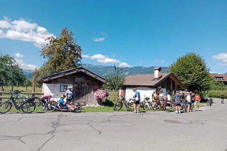 Radtour Sallfelden - Bsuch OG. Hochfilzen  Bild 2