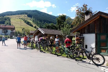 Radtour Sallfelden - Bsuch OG. Hochfilzen  Bild 1